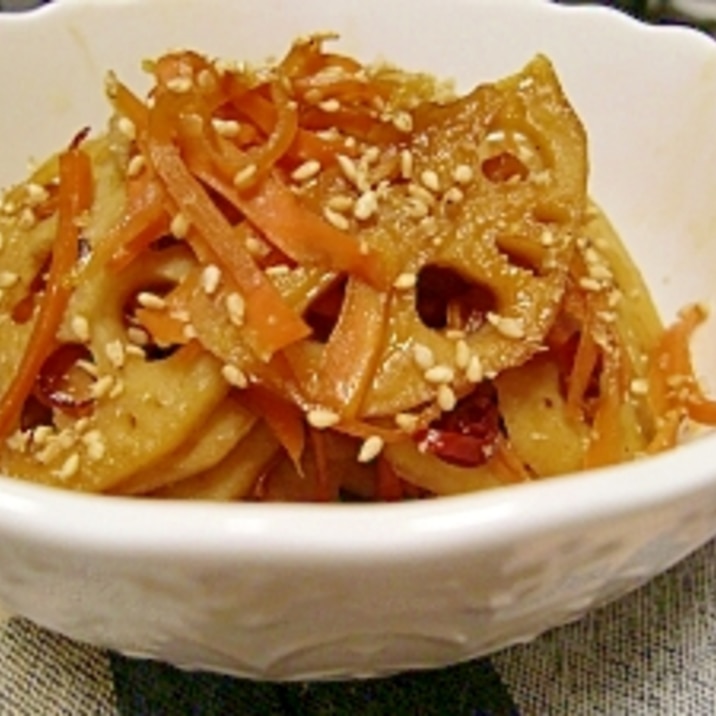 めんつゆでレンコンと人参の簡単きんぴら お弁当にも レシピ 作り方 By ゆぅ 楽天レシピ